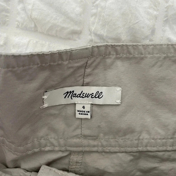 Madewell gray trench button down midi skirt - Picture 4 of 6